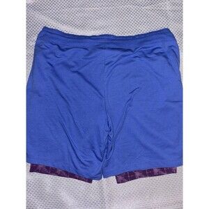 Athletic Works Terra & Sky Women's Plus Tie-Dye Shorts Blue Purple Drawstring